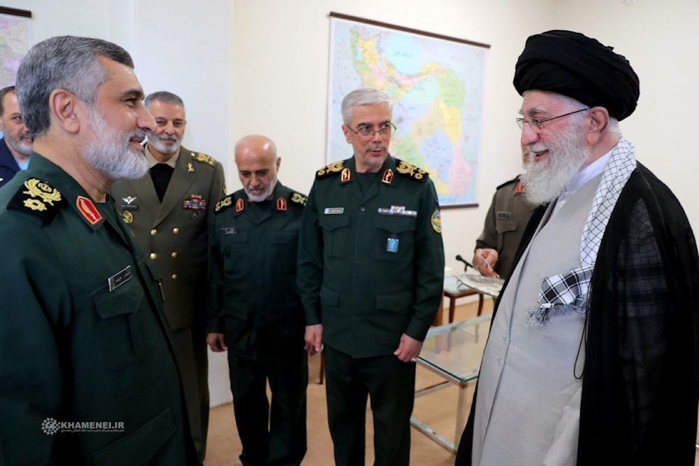 Leader of the Islamic Revolution Ayatollah Seyyed Ali Khamenei has conferred the ‘Fath’ (Victory) medal on Brigadier General Amir-Ali Hajizadeh, the commander of the IRGC’s Aerospace Division.