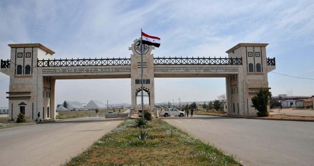 The industrial city of Hasya in Homs countryside, undated. (Archive)