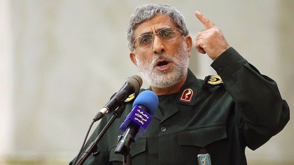 Commander of the Quds Force of the Islamic Revolution Guard Corps (IRGC) Brigadier General Esmail Qaani (Tasnim News Agency)