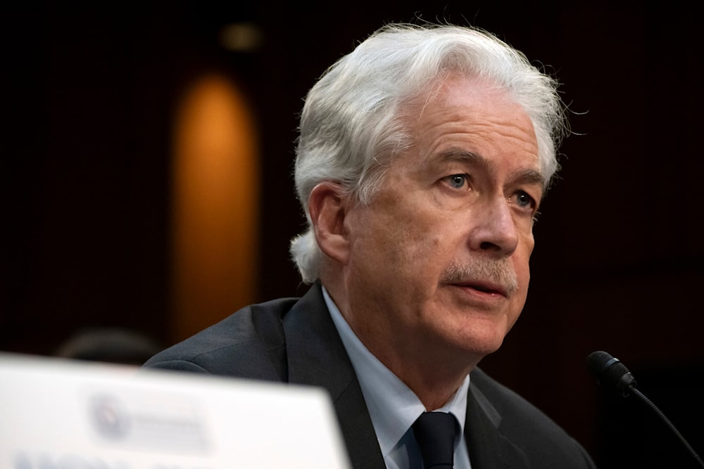 CIA director William Burns speaks during a hearing of the Senate Intelligence Committee on Capitol Hill, in Washington, March 11, 2024. (AP)