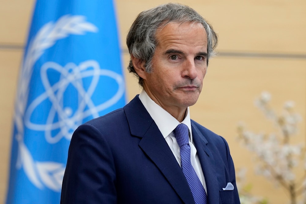 International Atomic Energy Agency Director General Rafael Mariano Grossi during a meeting with the Japanese government in Tokyo Thursday, March 14, 2024. (AP)