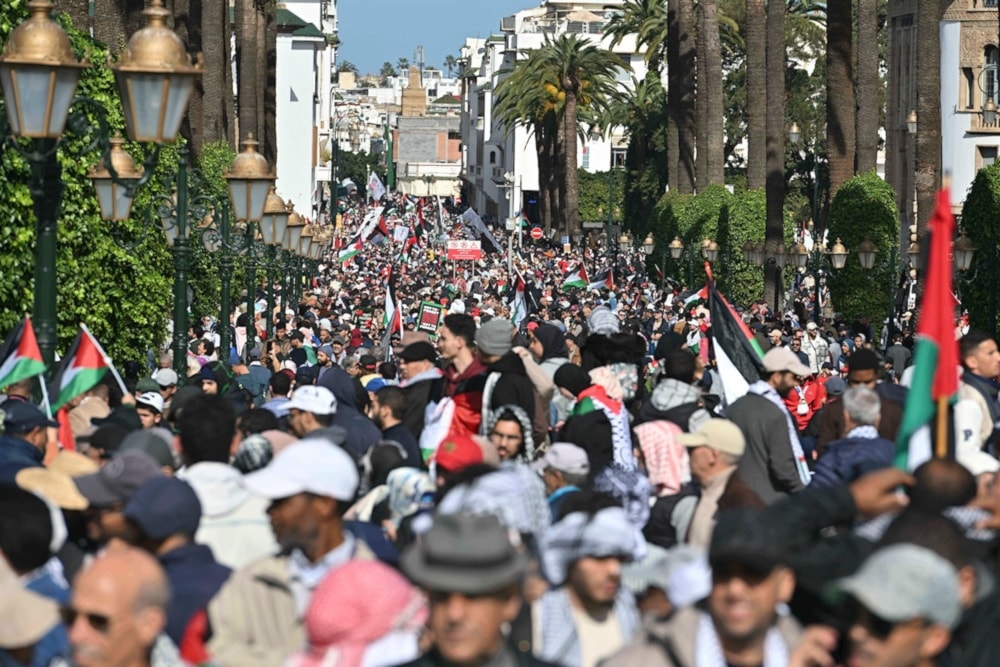 Protests in Morocco as US-flagged arms ship docks in Tangier