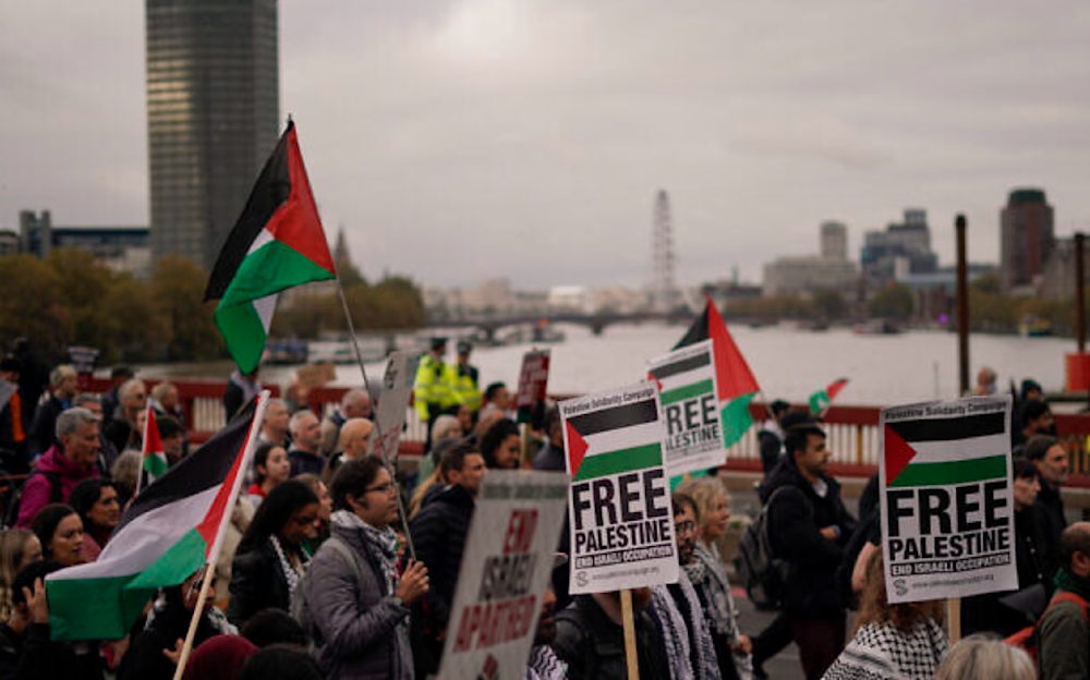 Thousands join anti-'Israel' rally in London