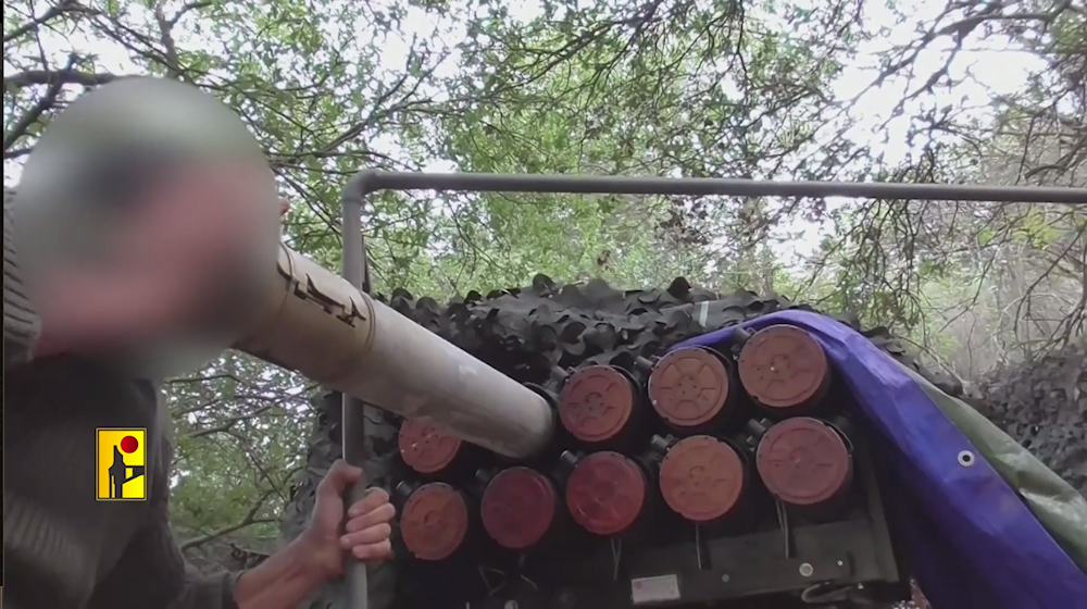 A Hezbollah fighter loads Malak-2 rockets to be launched toward Maalot Tarshiha, northern occupied Palestine, November 24, 2024 (Islamic Resistance in Lebanon Military Media)