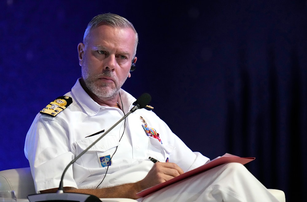 NATO's Chair of the Military Committee Admiral Rob Bauer listens during the plenary session of the Seoul Defense Dialogue in Seoul, South Korea, on September 11, 2024. (AP)