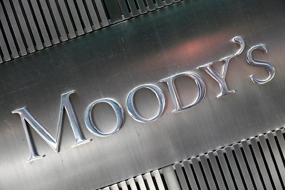 FILE - This Aug. 24, 2010 file photo, shows the signage for Moody's Corp., in New York. Moody's Investors Service is a credit rating agency. (AP Photo/Mark Lennihan, File)