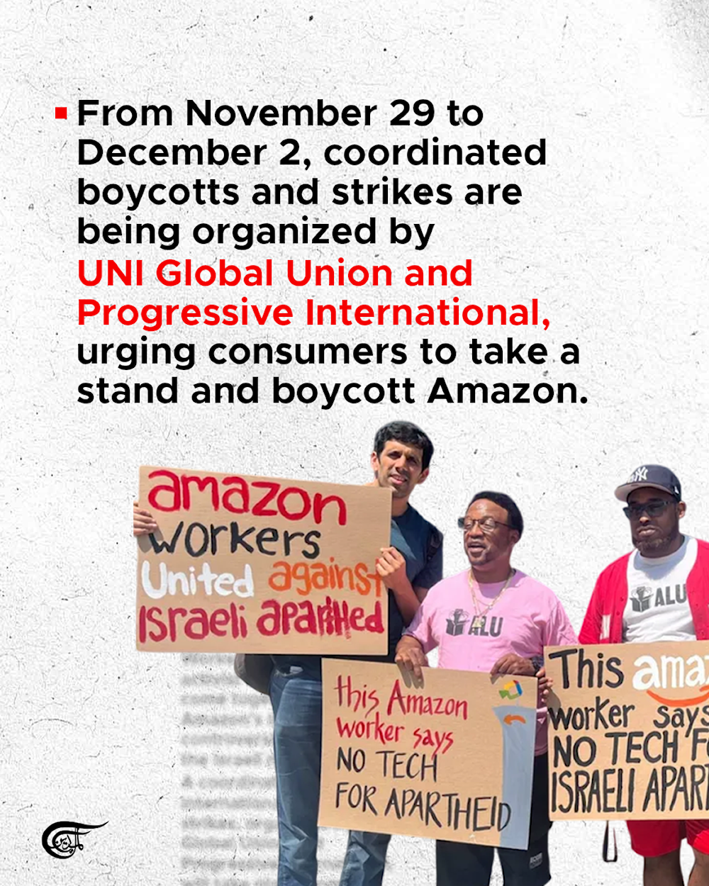 Amazon faces a Black Friday boycott due to its connections with 'Israel'