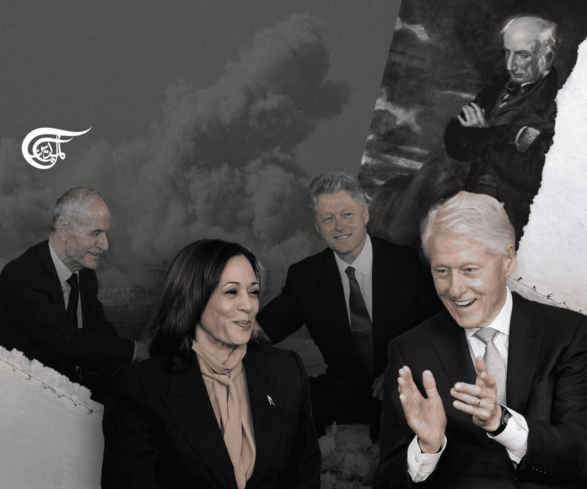 I know that our narrative, i.e. the Arab narrative, does not reach you; so allow me to say that the atrocities "Israel" is perpetrating against us can only be compared to the genocide of Native Americans. (Illustrated by Mahdi Rtail)