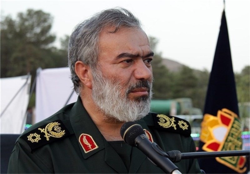 Deputy Commander of the Islamic Revolution Guard Corps Brigadier General Ali Fadavi in an undated photo (Tasnim News)