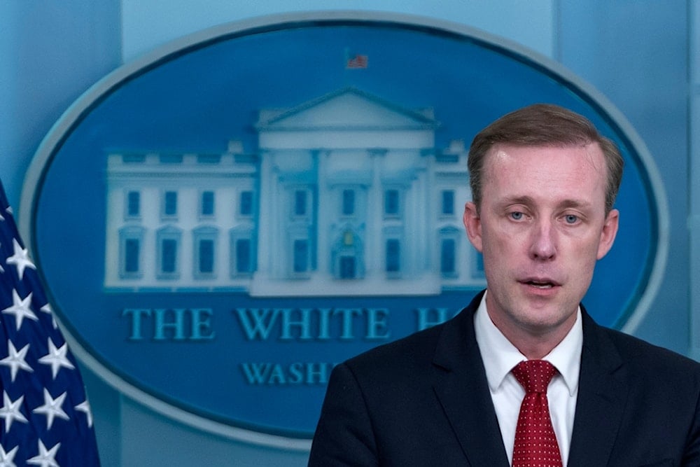 White House national security adviser Jake Sullivan speaks Tuesday, Oct. 1, 2024, during a press briefing at the White House in Washington. (AP)