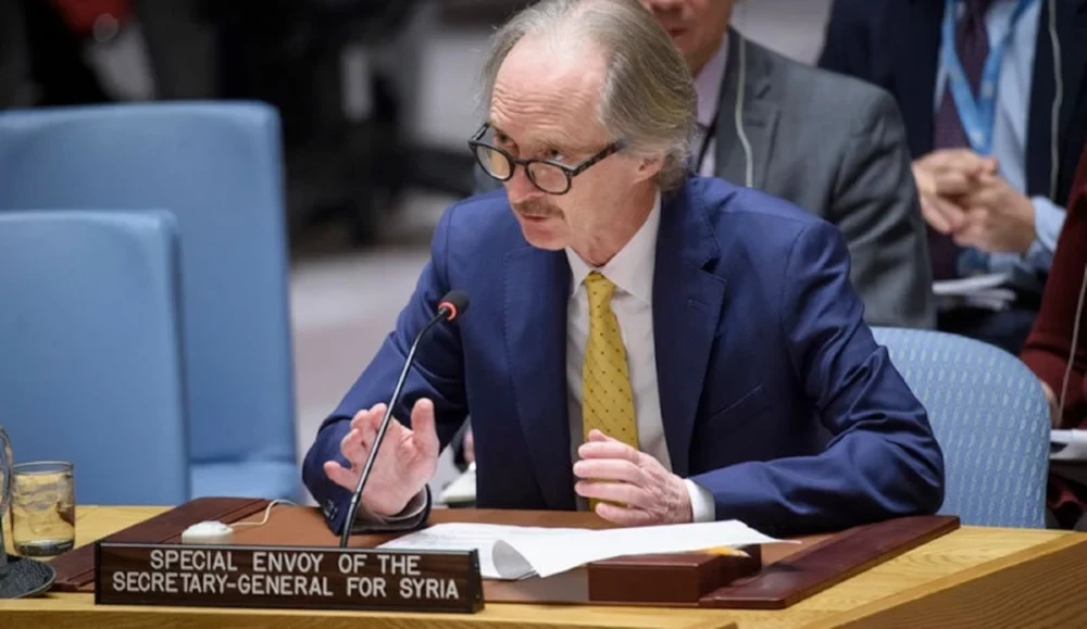 The United Nations' Special Envoy for Syria, Geir Pedersen, briefs the Security Council on the situation in the Middle East (Syria) in 2019 (UN)