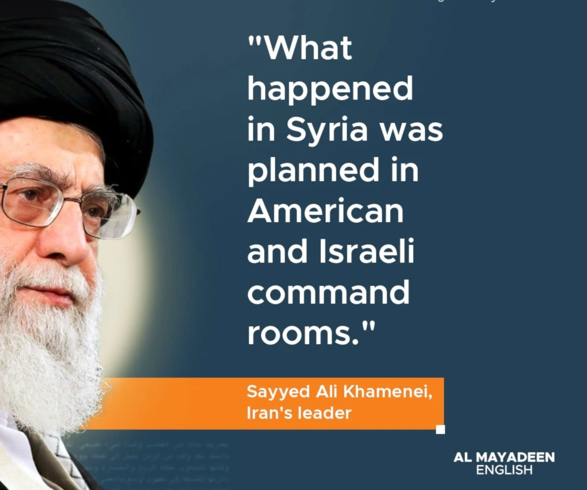 What happened in Syria was planned in American and Israeli command rooms: Sayyed Ali Khamenei