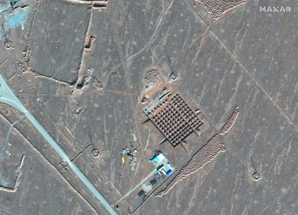 This December 11, 2020, satellite photo by Maxar Technologies shows construction at Iran's Fordo nuclear facility. (Maxar Technologies via AP)