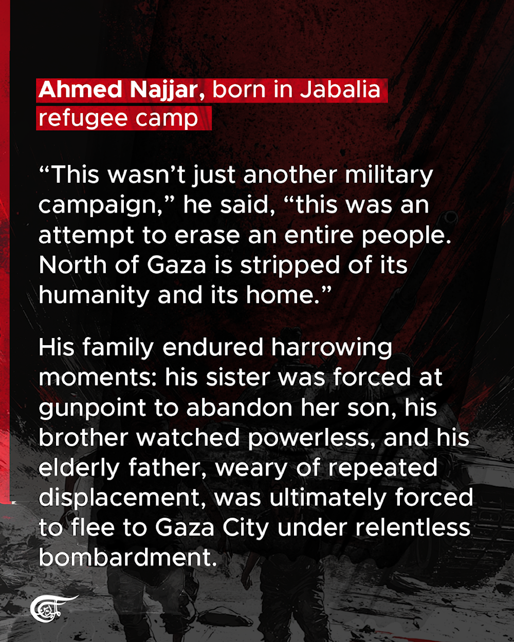 Horrors from Gaza recounted