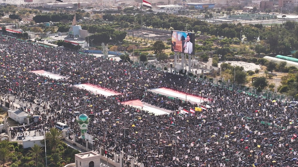 Yemenis organize massive marches, reaffirming support for Palestine