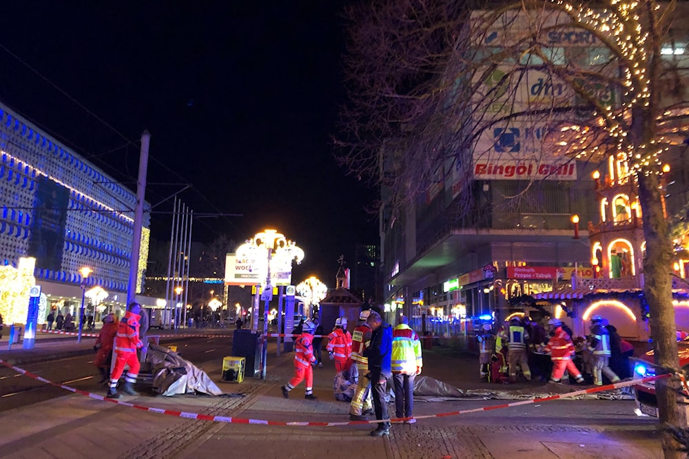 Up to 80 injured in suspected car ramming at German Christmas market