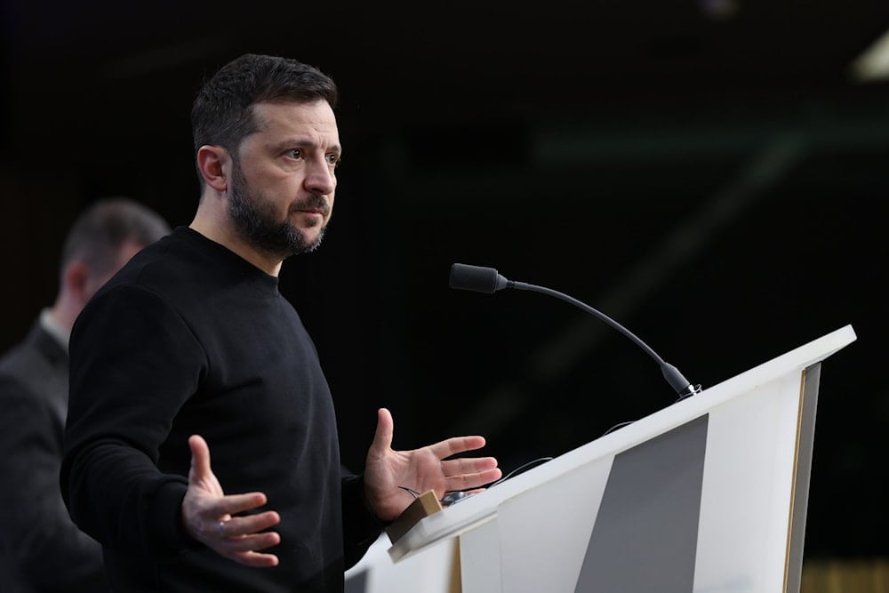 Ukrainian President Volodymyr Zelensky responds to reporters during a press conference on the sidelines of the European Council, December 19, 2024 (European Union)