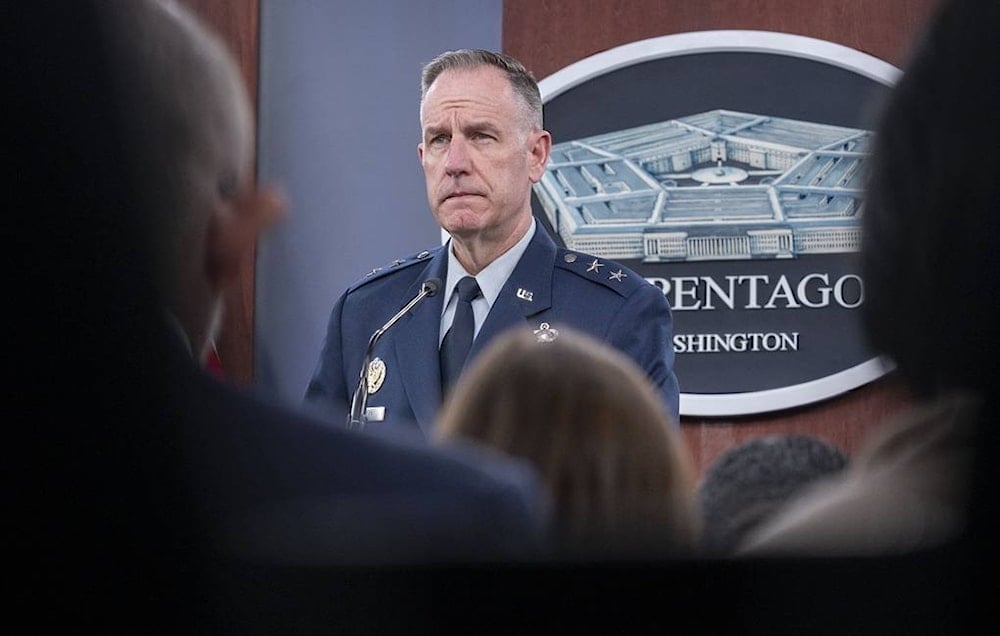  Pentagon Spokesman Patrick Ryder during a press conference on December 3, 2024. (AP)