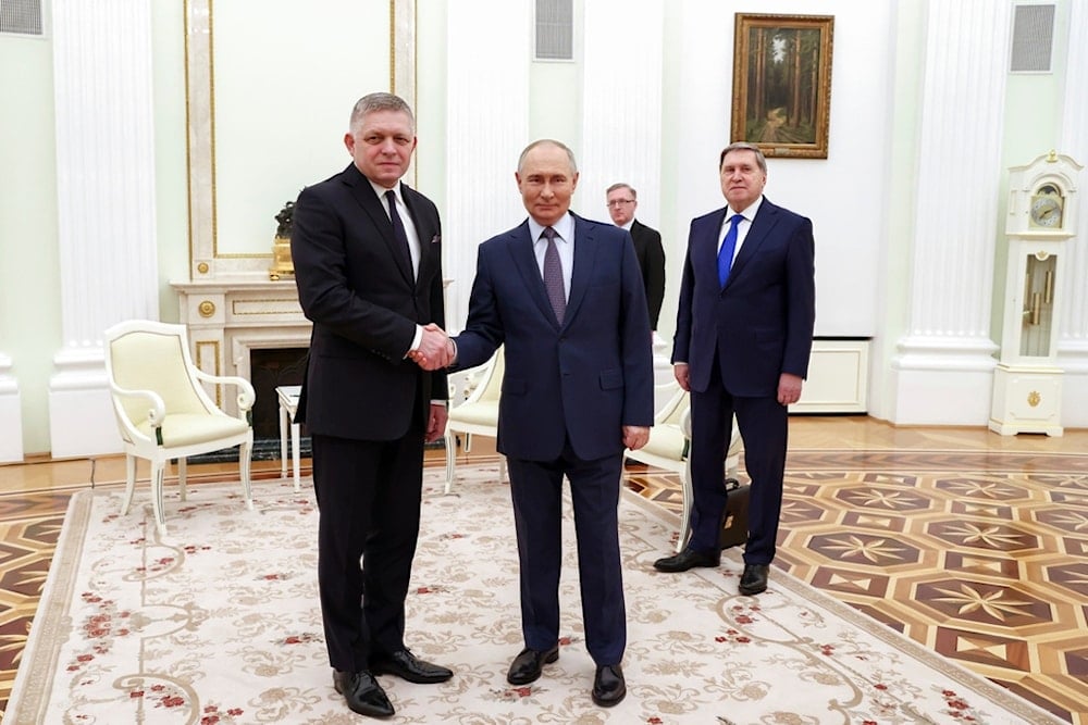 Slovak PM Fico on surprise visit to Kremlin