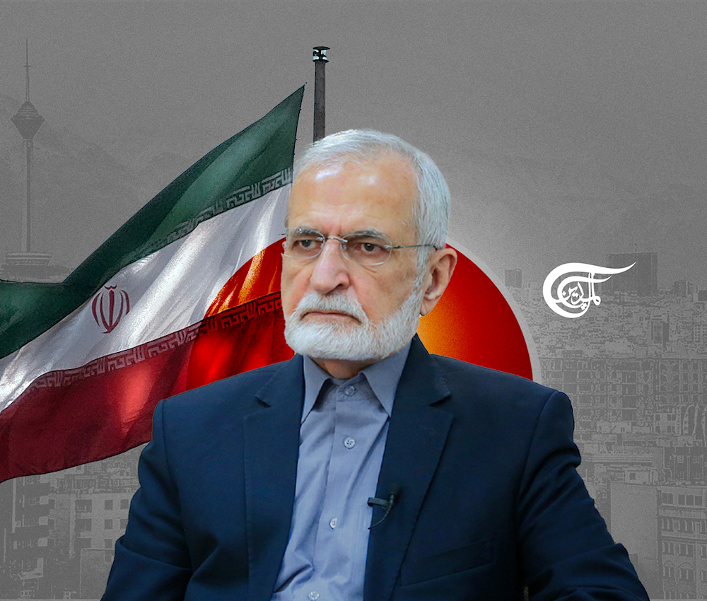 Dr. Kamal Kharrazi, the head of Iran's Strategic Council on Foreign Relations (Illustrated for Al Mayadeen English by Mahdi Rtail)