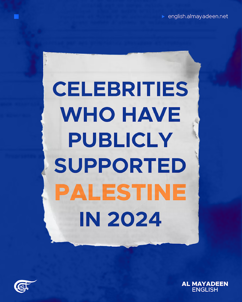 Celeb supported Palestine 2024