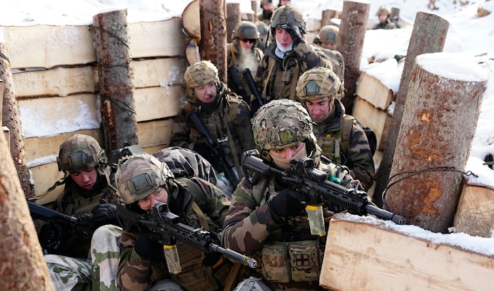 rench soldiers attend the Winter Camp 23 military drills near Tapa, Estonia, Sunday, Feb. 5, 2023. (AP)