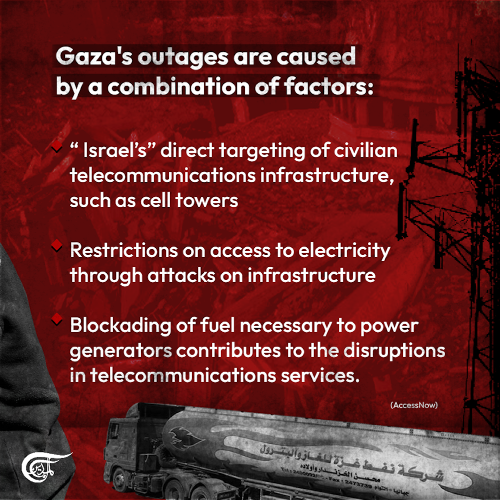 Many Israeli crimes not documented due to blackouts in Gaza