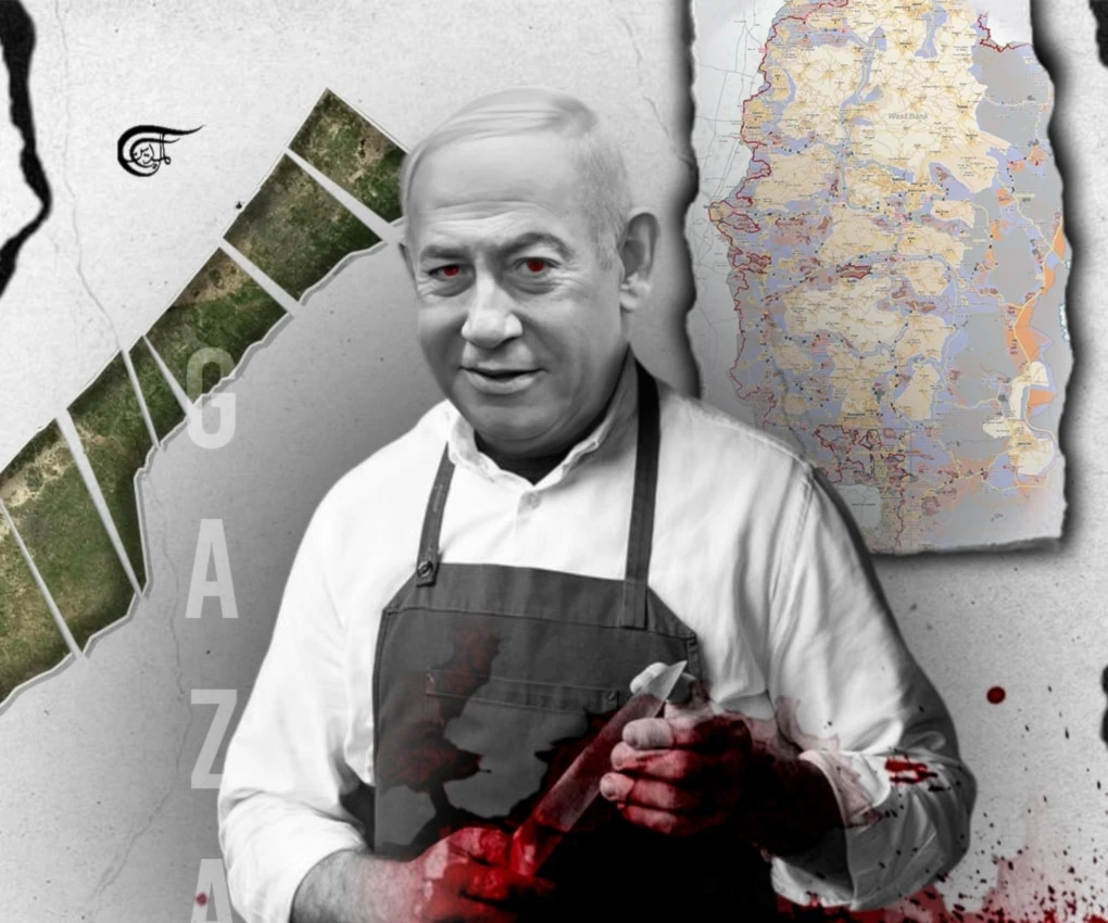 Israeli salami-slicing is the subtle and incremental displacement of the Palestinian population from their land and the slow advance of settlers at a pace so gradual that the world ignores it. (Al Mayadeen English; Illustrated by Batoul Chamas)