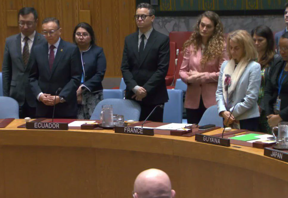 UNSC observes minute of silence for Raisi