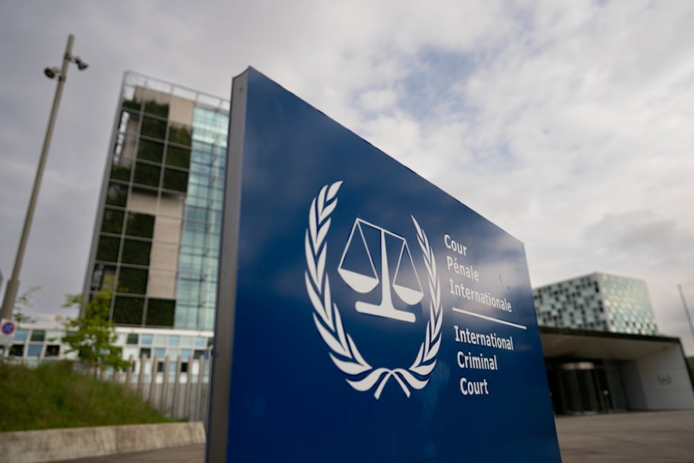 Exterior view of the International Criminal Court, or ICC, in The Hague, Netherlands, Tuesday, April 30, 2024. (AP)