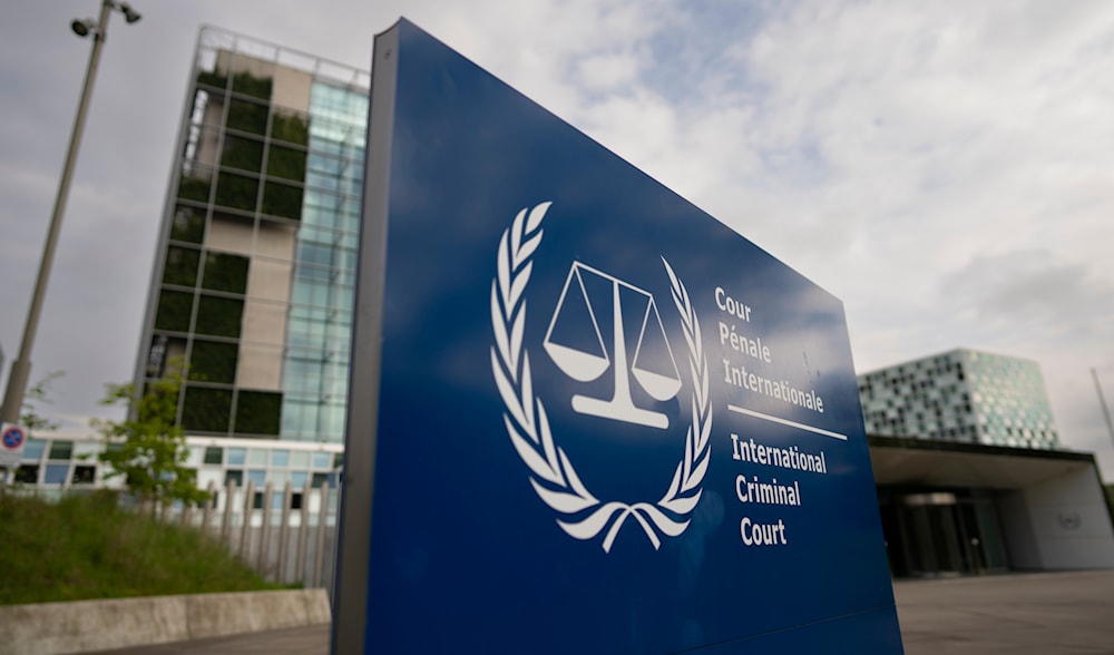 Exterior view of the International Criminal Court, or ICC, in The Hague, Netherlands, Tuesday, April 30, 2024. (AP)