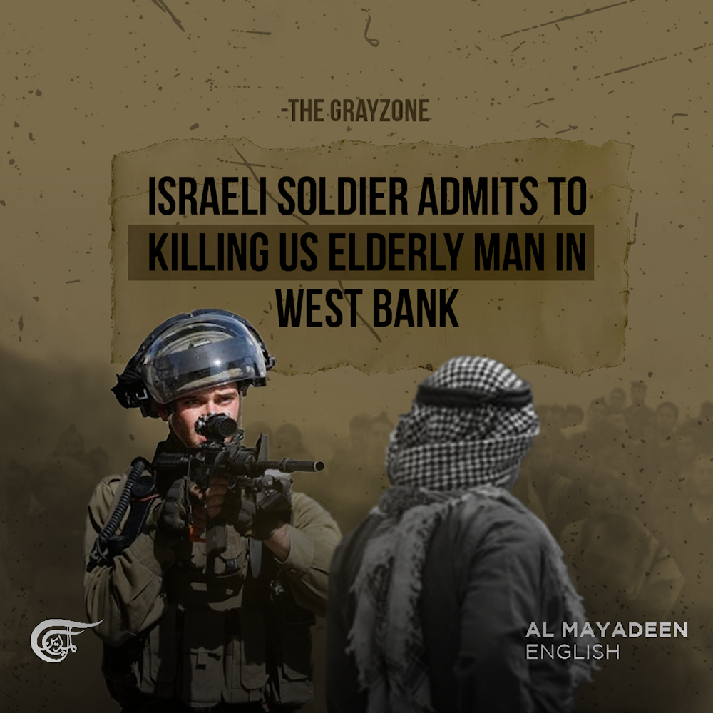 Israeli soldier admits to killing US elderly man in West Bank