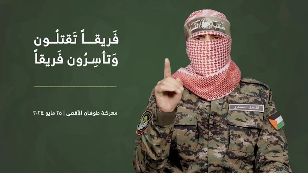 Abu Ubaida: 우리 전투기는 Jabalia에서 이스라엘 군인을 포로로 잡았습니다.