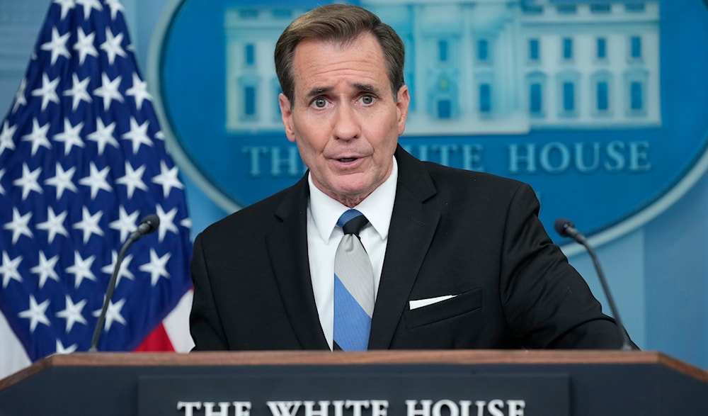 National Security Council spokesman John Kirby speaks during the daily briefing at the White House in Washington, Tuesday, May 28, 2024. (AP)
