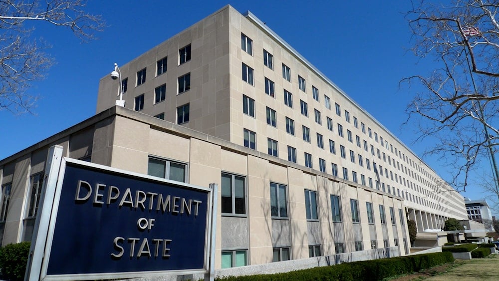 The Harry S. Truman Building, headquarters for the State Department, is seen in Washington, in this March 9, 2009. (AP)