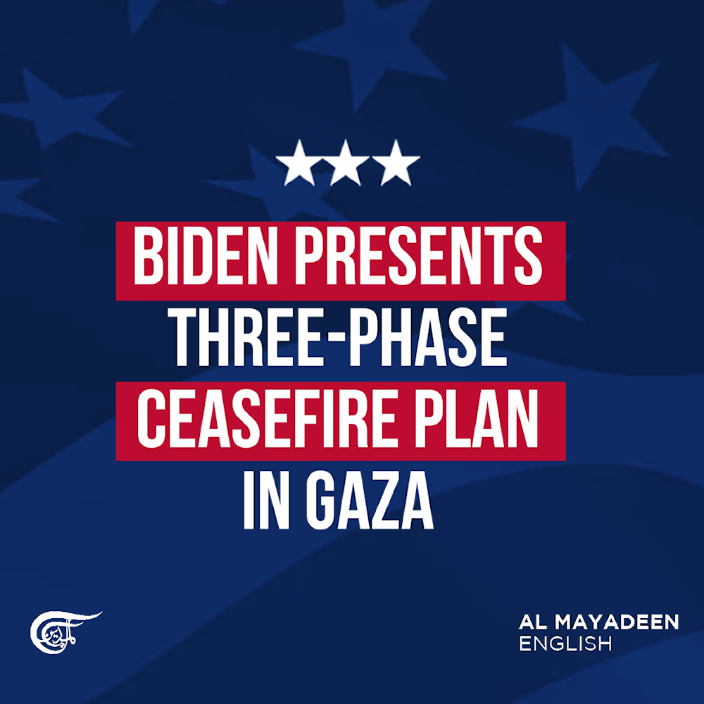 Biden presents three-phase ceasefire plan in Gaza