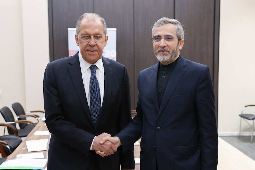Iran’s Acting Foreign Minister Ali Bagheri and Russia’s Foreign Minister Sergey Lavrov held a meeting on the sidelines of the BRICS Ministerial meeting in Nizhny Novgorod.