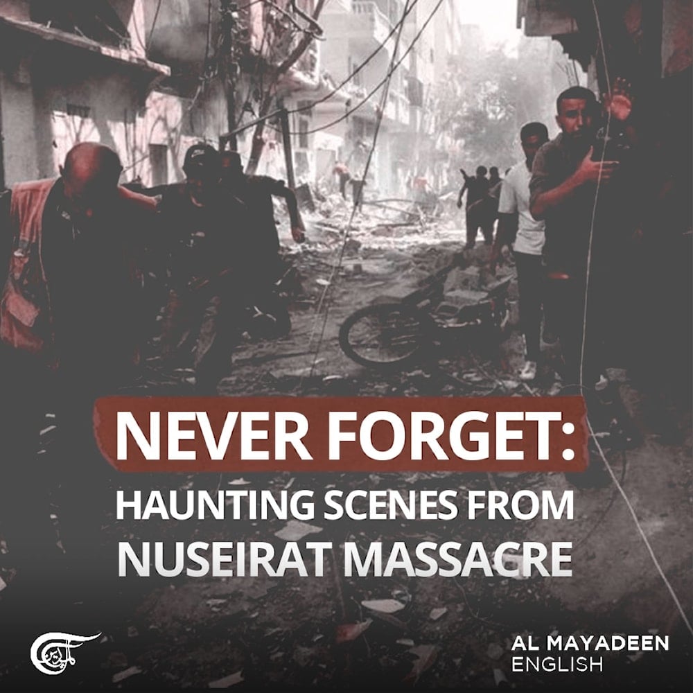 Never Forget: Haunting scenes from Nuseirat Massacre