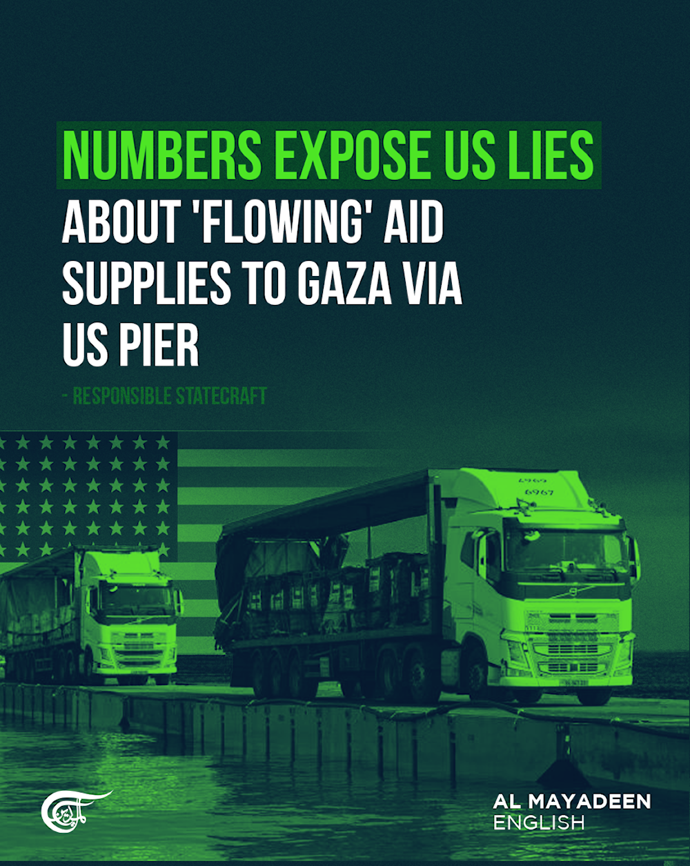 Numbers expose US lies about 'flowing' aid supplies to Gaza via US pier 