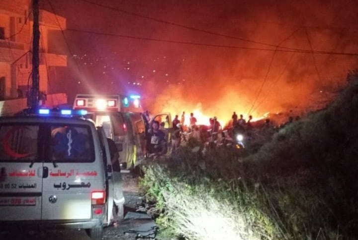 Two woman killed, many wounded in an Israeli strike on south Lebanon