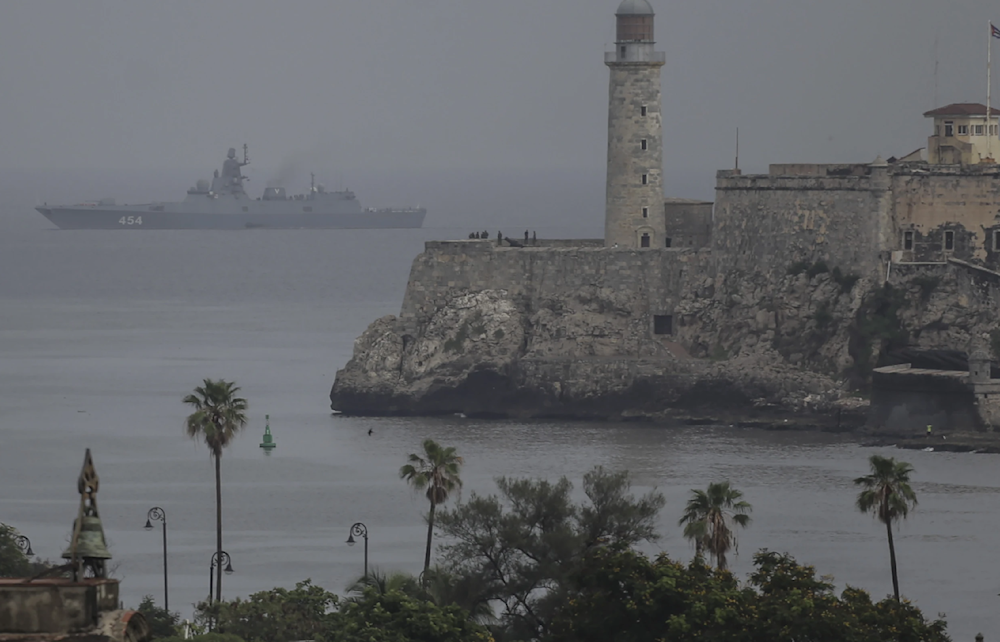 Russian naval group wraps up visit to Havana port