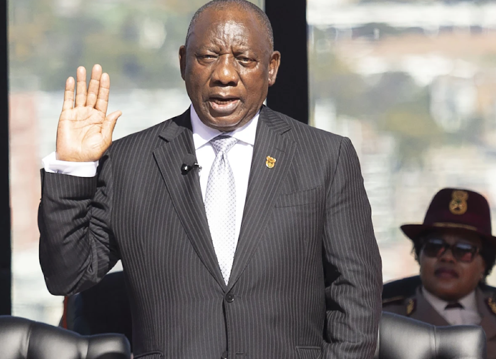 Ramaphosa sworn in as South African President after reelection