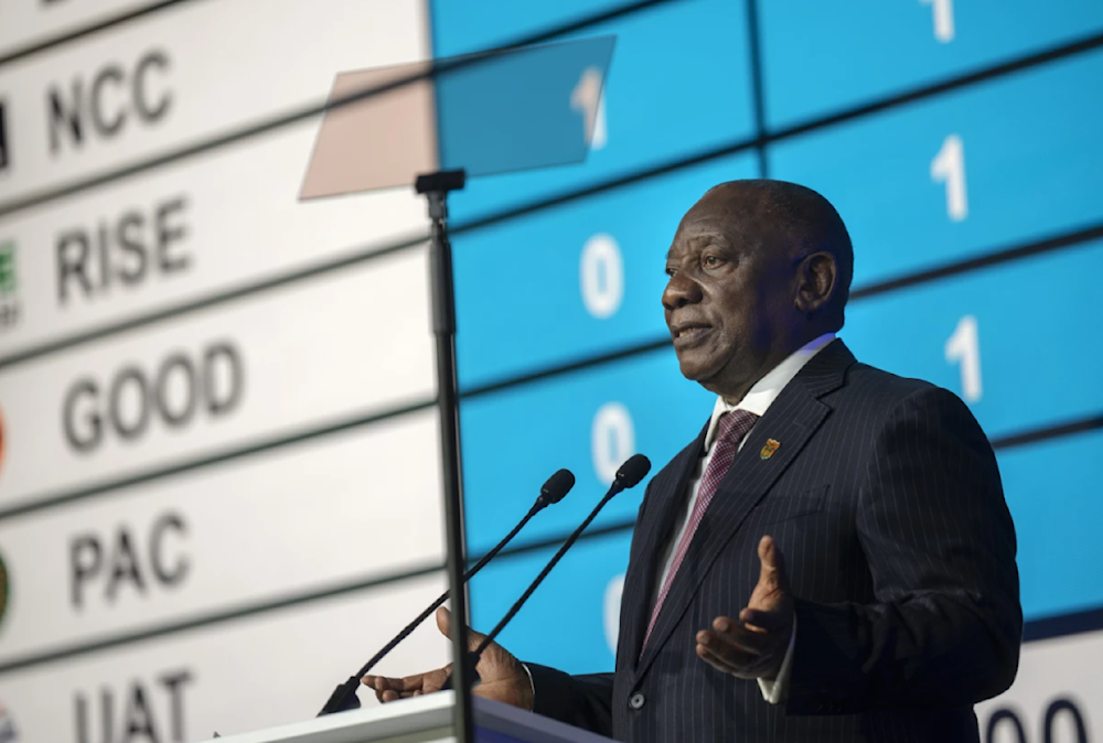 South Africa's Ramaphosa urges unity after historic ANC setback