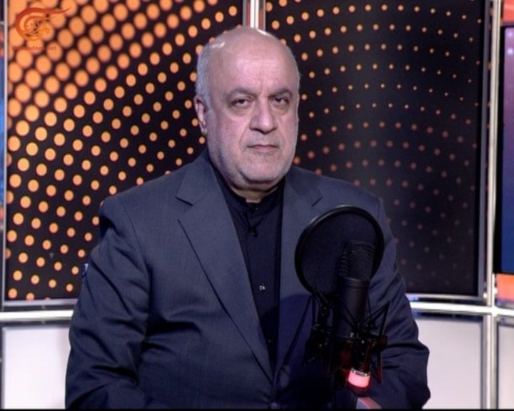 Screenshot from Al Mayadeen Vodcast with Iranian Ambassador to Lebanon, Mojtaba Amani, on June 19, 2024. (Al Mayadeen)