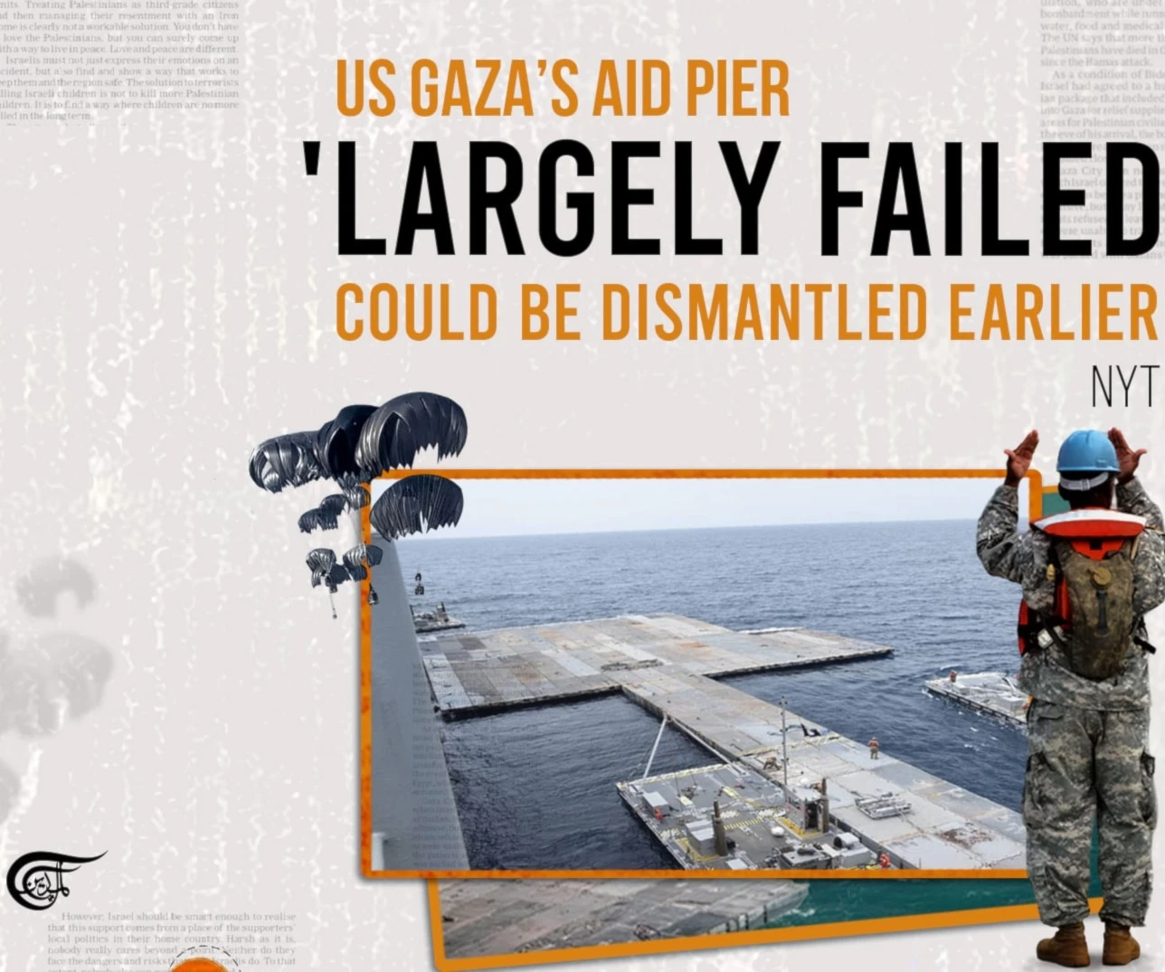 US Gaza’s aid pier 'largely failed', could be dismantled earlier US Gaza’s aid pier 'largely failed', could be dismantled earlier