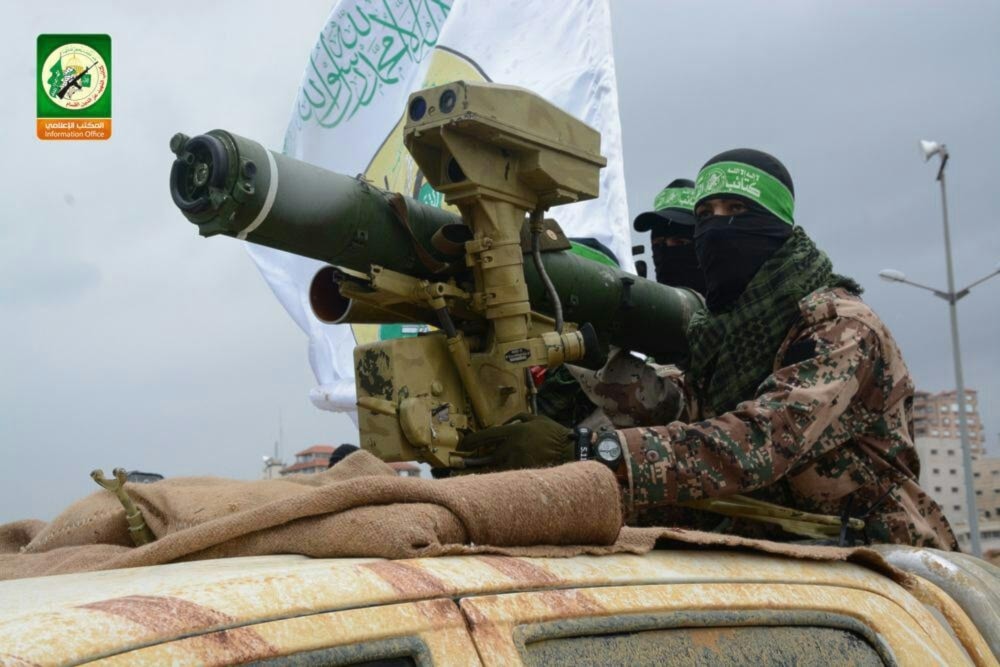 Al-Qassam ATGM strikes Israeli vehicle in Rafah for the first time