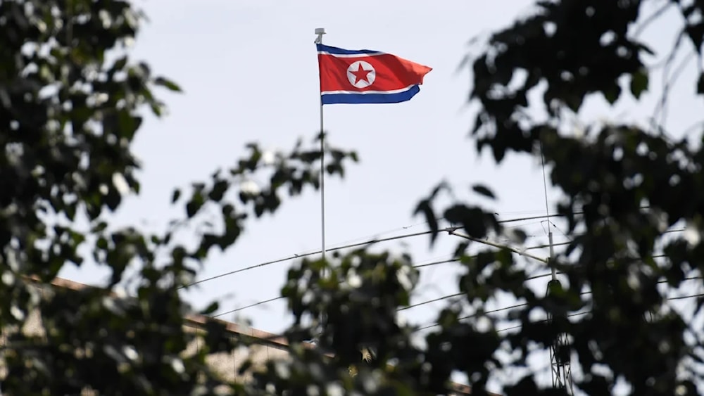 Illustrative: DPRK flag flies above DPRK embassy in Beijing. (AFP/Getty Images)