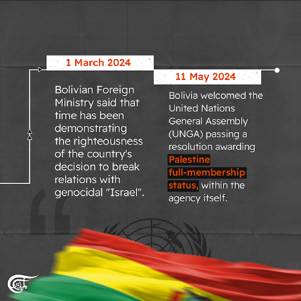 Bolivia's support for Palestine since October 7