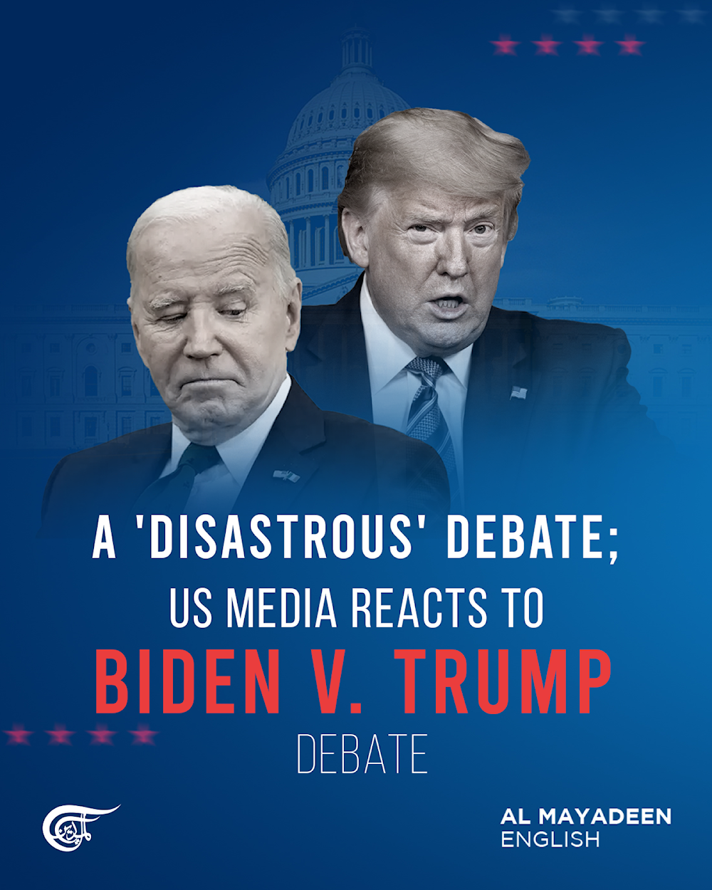 A 'disastrous' debate: US media reacts to Biden V. Trump debate