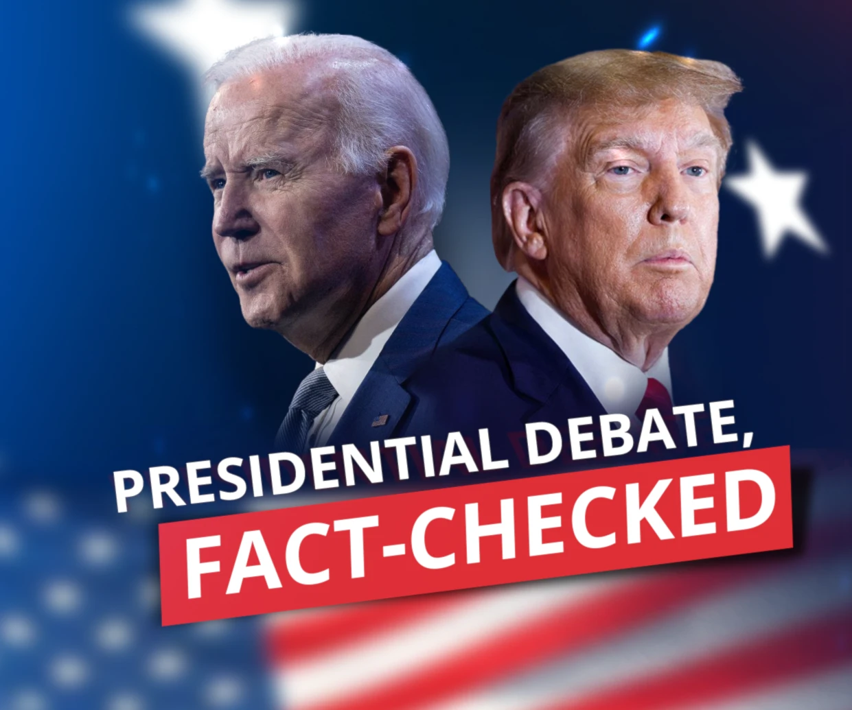 Presidential debate, fact-checked